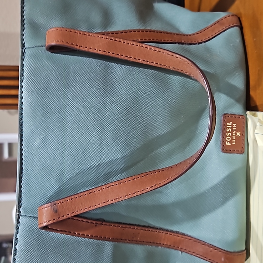 Vintage Fossil Bag with shoulder strap
